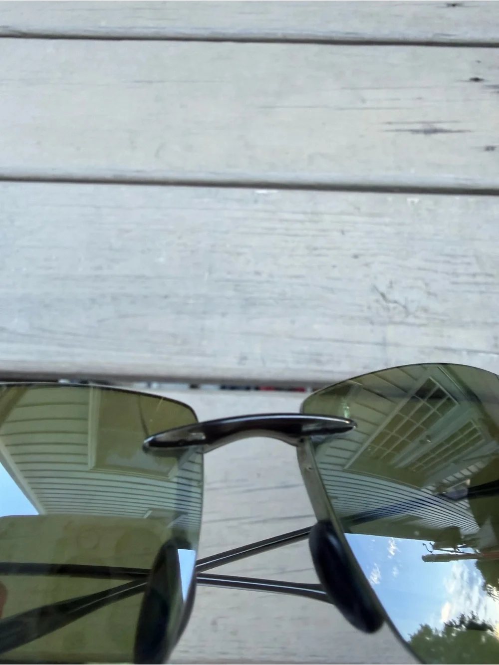 Maui Jim Lighthouse Polarized Rimless Sunglasses